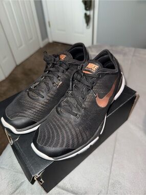 Nike Women's Black & Copper Training Shoes